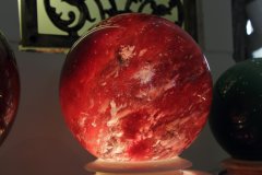 03-Beautiful transparent marble sphere